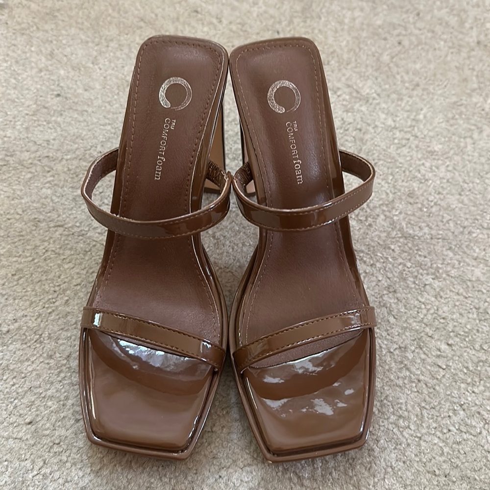 Brown Strappy Heels